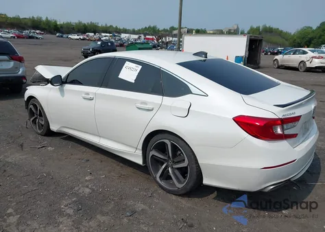 2021 Honda Accord Sport 2.0T из США, поврежденный, VIN 1HGCV2F38MA027279